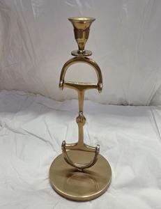 Luxury <b>Candle</b> Stand Horse Bit Pillar Decorative Candlestick Holder Home Decoration Accessories <b>Gold</b> Bit <b>Candle</b> Stand Hot Selling - Product Image 1