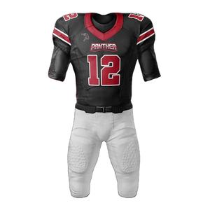 Uniforme de football américain pour hommes le plus populaire, en spandex/polyester, grande taille, séchage rapide, personnalisable avec votre propre logo, OEM - Product Image 1