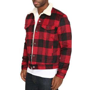 Veste en flanelle pour homme 2026, haute qualité, impression de logo personnalisée, imperméable, en polaire de mouton, style streetwear, tricotée - Product Image 5