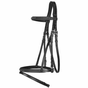 Brida de caballo de cuero natural indio de calidad del fabricante Brida enrollada de cuero Fabricante de calidad Indio - Product Image 6