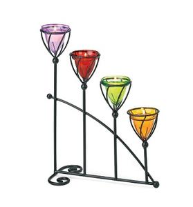 Bougeoir en cristal, décoration de la maison, autre support de bougie brillant, pour l'intérieur et l'extérieur - Product Image 1