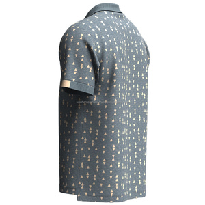 Camiseta Polo de algodón de la mejor calidad para hombre, camiseta Polo de sublimación personalizada, camiseta Polo transpirable de secado rápido - Product Image 4