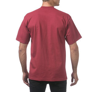 Camiseta Pro Club para Hombre, Clásica, de Algodón Grueso, Cuello Redondo, Camiseta de Manga Corta para Hombre - Product Image 5