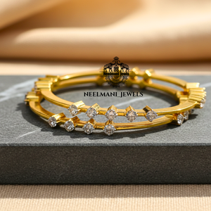 Bracelet de mariage victorien en argent 925 Polki, élégant, pour les mariées - Product Image 3