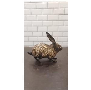 Dernière statue d'animal en laiton en métal pour la décoration de la maison et des hôtels fabriqués à la main de haute qualité et finition coulée pure petite et moyenne - Product Image 5