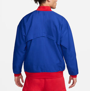 Chaqueta Universitaria Personalizada con Logotipo, Impermeable, Mangas de Cuero, Bordado Negro, para Parejas, Estilo Universitario, Béisbol, Hombre, con Letras en la Parte Delantera - Product Image 6