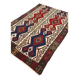 Alfombra de Yute Geométrica Azul Nayaab, Alfombra Grande de 9x12 para Entrada, Pasillo, Espacio Rectangular, Número de Modelo Paem-839, Material de Ratán - Product Image 2