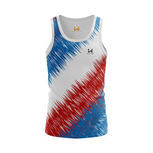 Camiseta Deportiva y Chaleco de Gimnasio para Hombre, Estilo Hip Hop, Impresión Personalizada de 4 Juegos, Tejido de Punto de Algodón/Spandex, Transpirable y de Secado Rápido - Product Image 2