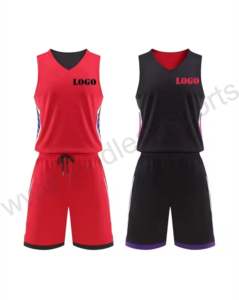 Uniformes de Baloncesto sin Mangas, Cómodos, Transpirables, Tallas Grandes, Profesionales, de Secado Rápido, Ligeros, 100% Poliéster, Personalizables - Product Image 5