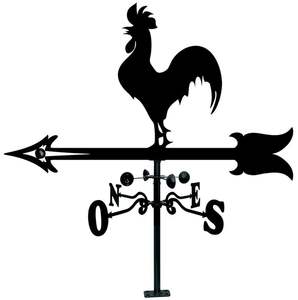 Unique handcrafted iron weathervane in animal form perfect for traditional barn farmhouse or <b>garden</b> settings - Product Image 5