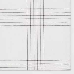 Cotton Open Plaid <b>Tablecloth</b> in <b>Black</b> Mittal Export - Product Image 4