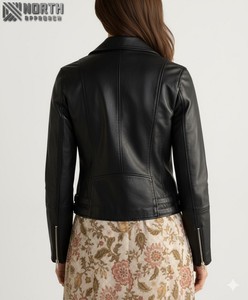 Chaqueta de cuero para mujer/chaqueta de cuero genuino para mujer/chaqueta de cuero real para mujer chaqueta de cuero personalizada - Product Image 2