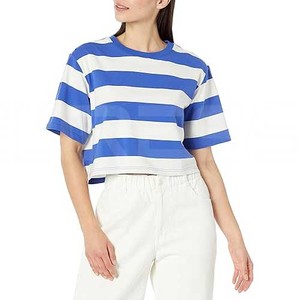 T-shirt court décontracté de haute qualité T-shirt à manches courtes à col rond pour femmes Top Fashion Wholesale for Ladies - Product Image 1