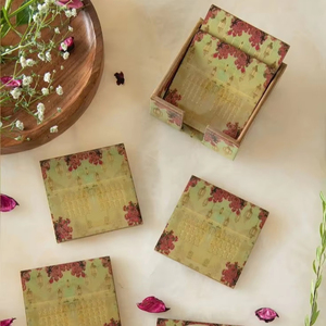 QUEEN UNIQUE DESIGN EPOXY WOOD RESIN <b>COASTER</b> for Coffee Tea Drink Wooden Customize Square Round Tea Cup - Product Image 1