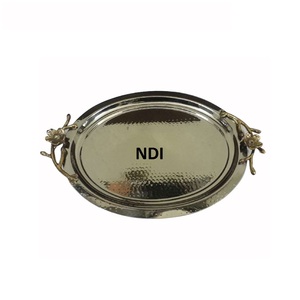 Nuevo estilo, uso de artículos de fiesta, forma personalizada, bandeja de servicio de Metal, cocina, Catering, desayuno usado, comida, bandeja de servidor de Pasta - Product Image 1