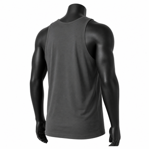 Camiseta sin mangas personalizada para hombre, estilo racerback, para gimnasio y fitness, transpirable, ropa deportiva, proveedor mayorista OEM - Product Image 6