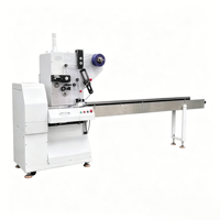 Machine de remplissage et d'emballage automatique horizontale pneumatique ABBA-HS25 pour sacs, aliments, cigarettes, liquides/poudres, avec télécommande