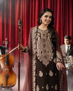 2025-2026 Robe de travail formelle moderne de qualité impressionnante pour femmes Dernier coton Salwar Kameez pour la fête 01060 - Product Image 5