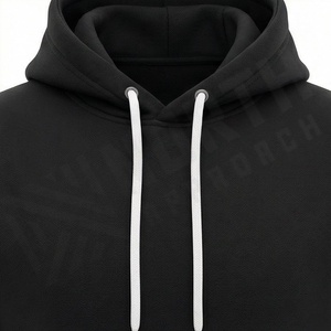 Sweat à capuche polaire surdimensionné personnalisé pour homme, grande taille, vêtement d'hiver décontracté, techniques de broderie, pull épais - Product Image 4