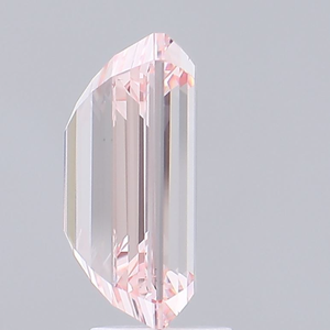 Anillos de compromiso con diamantes rosas de color intenso y vívido, esmeraldas cultivadas en laboratorio con certificado IGI, joyería fina certificada por IGI - Product Image 3