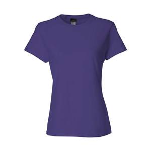 T-shirts violets grande taille pour femmes Design personnalisé col rond Style décontracté élégant prix de gros au Bangladesh - Product Image 1