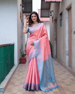 Gujarati Saree ผู้หญิงออกแบบล่าสุดสไตล์อินเดียสำหรับผู้ใหญ่งานเทศกาลงานปาร์ตี้ - Product Image 5
