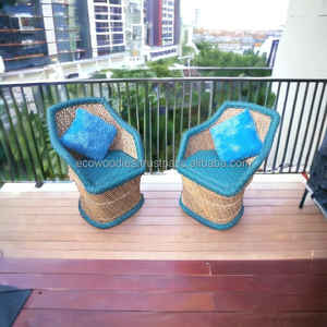 Chaise de jardin en bambou de luxe pour l'extérieur Ensemble de canapés en osier élégants Style design moderne portable pour chambre à coucher application parc - Product Image 6