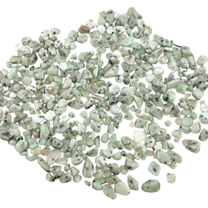 Vente en gros de chips de jaspe kiwi pierre naturelle pierre lapidaire décorative pour la fabrication de bijoux approvisionnement en vrac Chine - Product Image 1