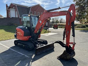 Mini-excavatrice compacte Kubota KX040-4 à moteur diesel, machine de terrassement 4T |   Mini-excavatrice 4 tonnes U27-4 sur chenilles à vendre - Product Image 2