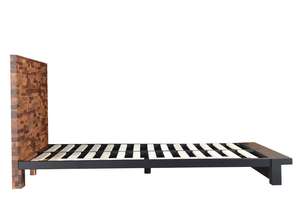 High-quality Bedroom Furniture Queen Size <b>Double</b> <b>Bed</b> In Wholesale Handmade Hot Selling Minimalist Style Solid Wood <b>Bed</b> Frame - Product Image 2