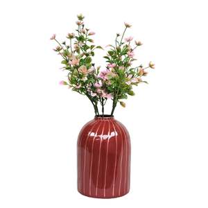 Vase à fleurs moderne en métal décoratif fait à la main Vase de table de luxe pour le bureau et la décoration intérieure - Product Image 2