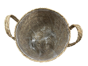 Wholesale Premium Quality Customizable Sizes Handwoven Seagrass Eco-Friendly Folding <b>Storage</b> <b>Basket</b> <b>Rectangle</b> Modern Home Decor - Product Image 3