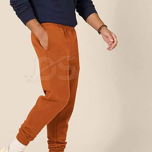 กางเกงจ็อกเกอร์เอวกลางสำหรับผู้ชาย ผ้าฝ้าย 100% นุ่ม สวมใส่สบาย น้ำหนักเบา ไม่ยับ แห้งเร็ว บริการ OEM ทรงพอดีตัว เหมาะสำหรับใส่ในชีวิตประจำวัน - Product Image 2