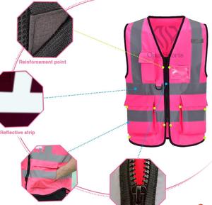 Hi Vis Winter Workwear with FR <b>Reflective</b> <b>Vest</b> and Multi-Pockets Waterproof Safety <b>Vest</b> and T-shirt Customizable Logo - Product Image 3