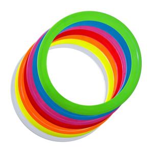 Anillos de Malabarismo Coloridos, Impermeables, Ligeros, Flexibles y Portátiles, Hechos de Plástico Resistente, Marca HRM, para Niños y Adultos, Uso en Exteriores - Product Image 4
