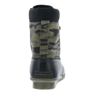 Stivali da Uomo Vintage Impermeabili Mimetici Taglia 8M Verdi con Fodera in Tessuto - Product Image 2