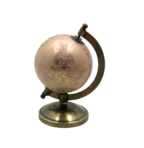 Globe décoratif de table de bureau en métal de haute qualité avec base en aluminium fait à la main en vrac - Product Image 4