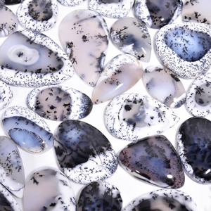 Wholesale 100% Natural Dendrite <b>Opal</b> Cabochon Quartz Gemstone Mix Shape Loose Gemstones for Jewelry Making - Product Image 1