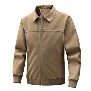 Wholesale Custom Mens Genuine Leather Jacket Autumn Waterproof Breathable Eco-Friendly <b>Padded</b> Jacket - Product Image 1