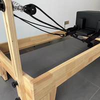 Reformer de Pilates Plegable Portátil de Madera de Roble 2026, Ligero y Compacto, Disponible en Almacén Europeo