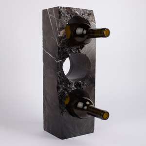 Soporte para Botellas de Vino de Mármol, Portátil, Soplado a Mano, Estilo Americano, Accesorios de Decoración de Lujo, The Craft Exim - Product Image 1