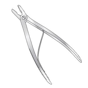 Rongeur articulaire pour os, 190 mm de long, droit, morsure de 4 mm, instruments chirurgicaux manuels en acier inoxydable, fabricant pakistanais, certifié CE - Product Image 1