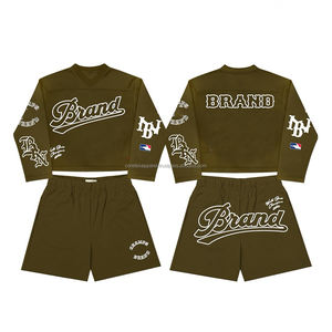 Ensemble T-shirt et short de course décontracté pour homme, personnalisé, écologique, de haute qualité, séchage rapide, respirant, couleur contrastée - Product Image 4