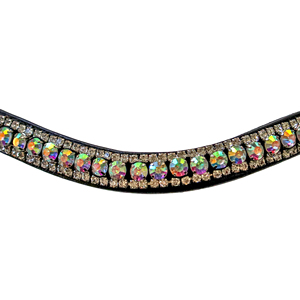 Logotipo personalizado ecuestre Browbands Plegado Smart Horse Browbands con cristales para caballos - Product Image 5