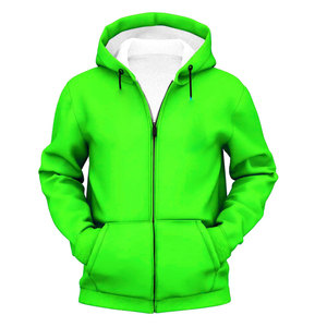 Premium Custom Zip up Full Face Hoodie Impresión Basics Algodón Mezclado Sublimación Hoodie Street Style Full Zip up Sudaderas con capucha para hombres - Product Image 4