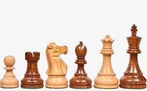 Pièces d'échecs de reproduction haut de gamme Reykjavik 1972 en bois de sheesham et en buis 3.7 à prix avantageux - Product Image 6