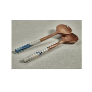 Juego de Cubiertos de Madera y Resina para el Hogar y Restaurantes, Cuchara Clásica para Hotel, Juego de Cubiertos de Madera Rústica de Tamaño Personalizado - Product Image 2