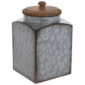 Ensemble de bidons ronds galvanisés avec une construction solide et une texture unique conçue pour des solutions de stockage élégantes et durables - Product Image 3