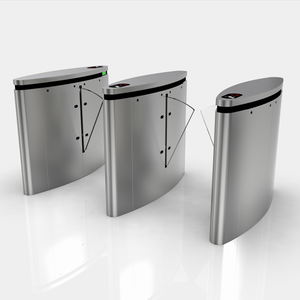 Kart kodu okuyucu erişim kontrol sistemi ile otomatik geri çekilebilir güvenlik bariyeri kapısı Flap turnike otomatik gişe geçiş kapısı - Product Image 4