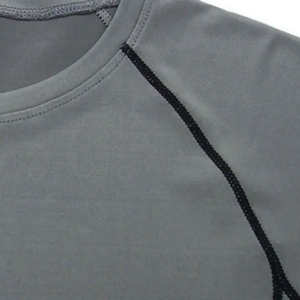 เสื้อยืดรัดกล้ามเนื้อผู้ชายแบบขายส่ง เสื้อรัดกล้ามเนื้อสำหรับเล่นกีฬา เสื้อรัดกล้ามเนื้อแบบ OEM - Product Image 6